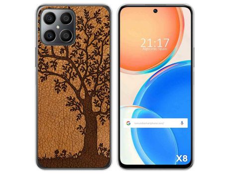 Funda para Huawei Honor X8 TUMUNDOSMARTPHONE Dibujos Cuero 03 Multicolor