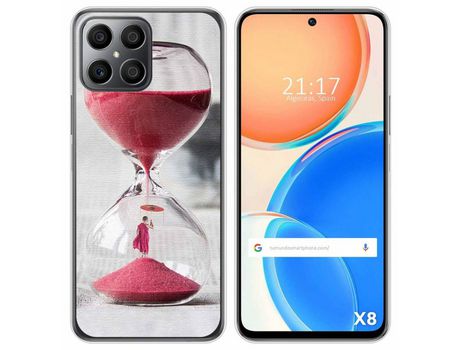 Funda para Huawei Honor X8 TUMUNDOSMARTPHONE Dibujos Reloj Multicolor