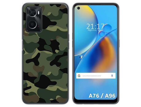 Funda para Oppo A76 / A96 TUMUNDOSMARTPHONE Dibujos Camuflaje Multicolor