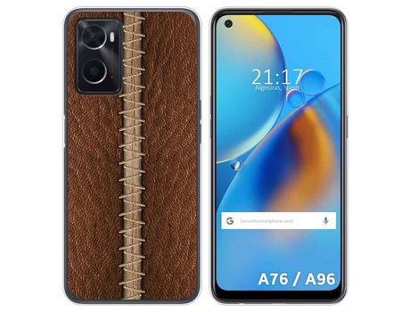 Funda para Oppo A76 / A96 TUMUNDOSMARTPHONE Dibujos Cuero 01 Multicolor