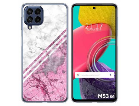 Funda para Samsung Galaxy M53 5G TUMUNDOSMARTPHONE Dibujos Mármol 03 Multicolor