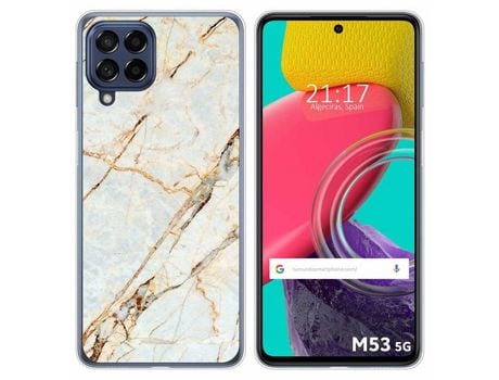 Funda para Samsung Galaxy M53 5G TUMUNDOSMARTPHONE Dibujos Mármol 13 Multicolor