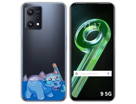 Funda para Realme 9 5G TUMUNDOSMARTPHONE Dibujos Transparente Hipo Multicolor