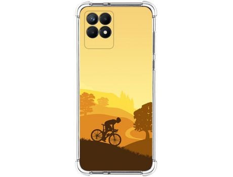 Funda para Realme Narzo 50 TUMUNDOSMARTPHONE Dibujos Antigolpes Ciclista Multicolor