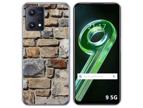 Funda para Realme 9 5G TUMUNDOSMARTPHONE Dibujos Ladrillo 03 Multicolor