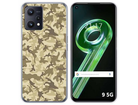 Funda para Realme 9 5G TUMUNDOSMARTPHONE Dibujos Sand Camuflaje Multicolor