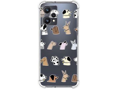 Funda para Realme 9 5G TUMUNDOSMARTPHONE Dibujos Antigolpes Perros Multicolor