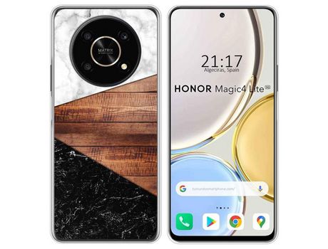Funda para Huawei Honor Magic 4 Lite TUMUNDOSMARTPHONE Dibujos Mármol 11 Multicolor