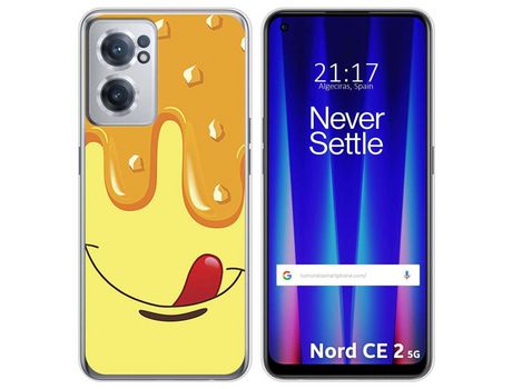Funda para Oneplus Nord CE 2 5G TUMUNDOSMARTPHONE Dibujos Helado Vainilla Multicolor