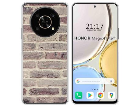 Funda para Huawei Honor Magic 4 Lite TUMUNDOSMARTPHONE Dibujos Ladrillo 01 Multicolor