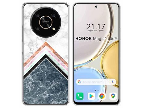 Funda para Huawei Honor Magic 4 Lite TUMUNDOSMARTPHONE Dibujos Mármol 05 Multicolor