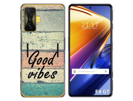 Funda para Xiaomi Poco F4 GT 5G TUMUNDOSMARTPHONE Dibujos Madera 01 Multicolor