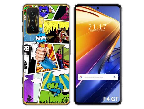 Funda para Xiaomi Poco F4 GT 5G TUMUNDOSMARTPHONE Dibujos Comic Multicolor