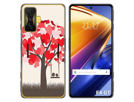 Funda para Xiaomi Poco F4 GT 5G TUMUNDOSMARTPHONE Dibujos Pajaritos Multicolor
