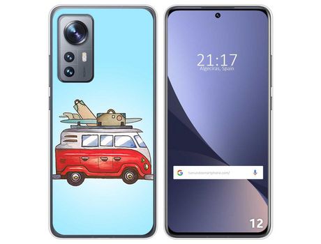 Funda para Xiaomi 12 / 12X 5G TUMUNDOSMARTPHONE Dibujos Furgoneta Multicolor