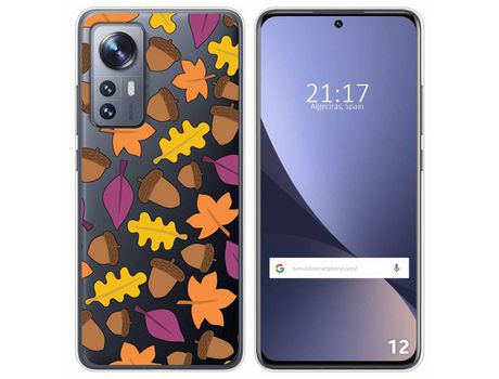 Funda para Xiaomi 12 / 12X 5G TUMUNDOSMARTPHONE Dibujos Transparente Otoño Multicolor