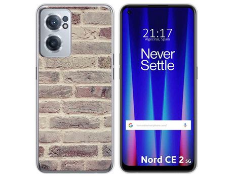 Funda para Oneplus Nord CE 2 5G TUMUNDOSMARTPHONE Dibujos Ladrillo 01 Multicolor