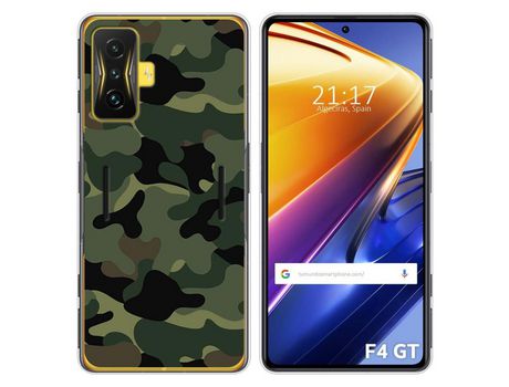 Funda para Xiaomi Poco F4 GT 5G TUMUNDOSMARTPHONE Dibujos Camuflaje Multicolor