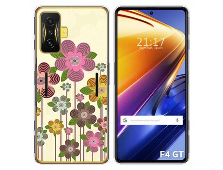 Funda para Xiaomi Poco F4 GT 5G TUMUNDOSMARTPHONE Dibujos Primavera En Flor Multicolor