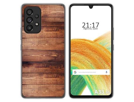 Funda para Samsung Galaxy A33 5G TUMUNDOSMARTPHONE Dibujos Madera 02 Multicolor