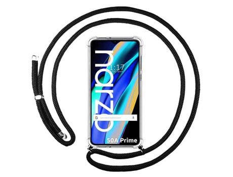 Funda para Realme Narzo 50A Prime TUMUNDOSMARTPHONE Colgante Negro