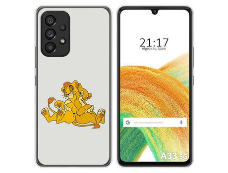 Funda para Samsung Galaxy A33 5G TUMUNDOSMARTPHONE Dibujos Leónes Multicolor