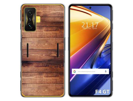 Funda para Xiaomi Poco F4 GT 5G TUMUNDOSMARTPHONE Dibujos Madera 02 Multicolor