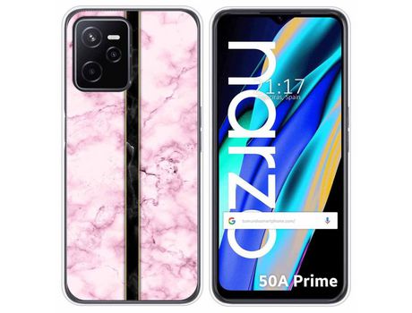 Funda para Realme Narzo 50A Prime TUMUNDOSMARTPHONE Dibujos Mármol 04 Multicolor