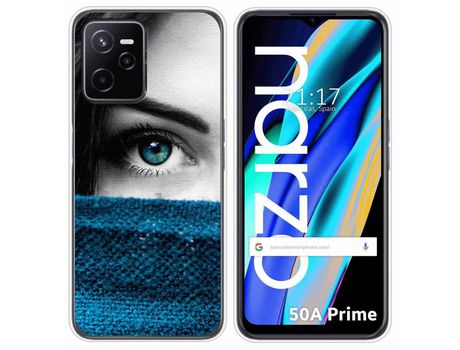 Funda para Realme Narzo 50A Prime TUMUNDOSMARTPHONE Dibujos Ojo Multicolor