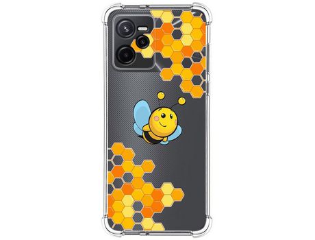 Funda para Realme Narzo 50A Prime TUMUNDOSMARTPHONE Dibujos Antigolpes Abeja Multicolor