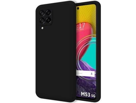 Funda para Samsung Galaxy M53 5G TUMUNDOSMARTPHONE Silicona Líquida Negro