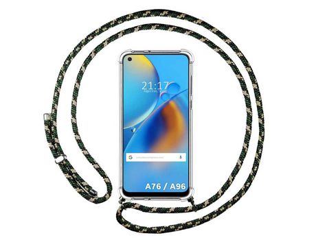 Funda para Oppo A76 / A96 TUMUNDOSMARTPHONE Colgante Verde