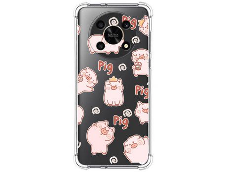 Funda para Honor Magic 4 Lite TUMUNDOSMARTPHONE Dibujos Antigolpes Cerdos Multicolor