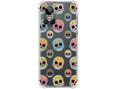 Funda para Realme GT Neo 3 5G TUMUNDOSMARTPHONE Dibujos Antigolpes Catrina Multicolor