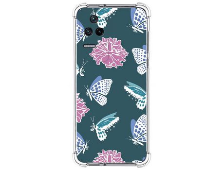 Funda para Xiaomi Poco F4 5G TUMUNDOSMARTPHONE Dibujos Antigolpes Flores 10 Multicolor