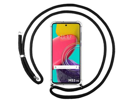 Funda para Samsung Galaxy M53 5G TUMUNDOSMARTPHONE Colgante Negro