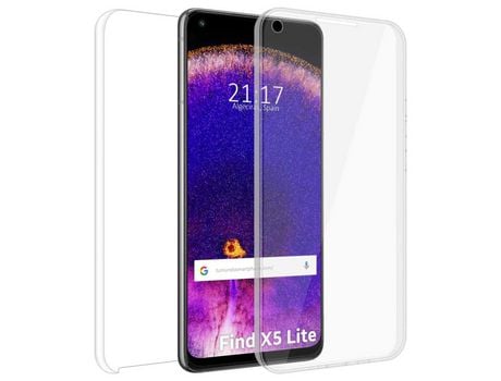 Funda para Oppo Find X5 Lite 5G TUMUNDOSMARTPHONE 360 Transparente