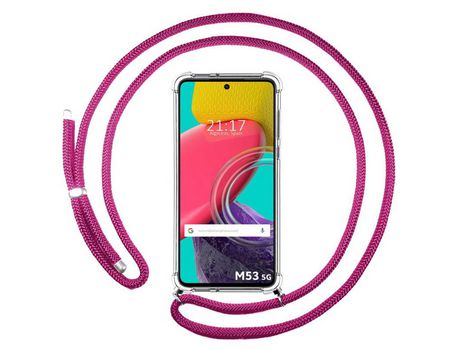Funda para Samsung Galaxy M53 5G TUMUNDOSMARTPHONE Colgante Rosa