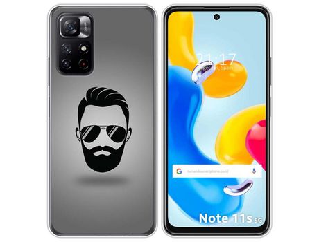 Funda para Xiaomi Redmi Note 11s 5G TUMUNDOSMARTPHONE Dibujos Barba Multicolor