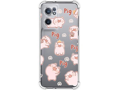 Funda para Oneplus Nord CE 2 5G TUMUNDOSMARTPHONE Dibujos Antigolpes Cerdos Multicolor