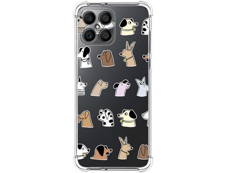 Funda para Huawei Honor X8 TUMUNDOSMARTPHONE Dibujos Antigolpes Perros Multicolor