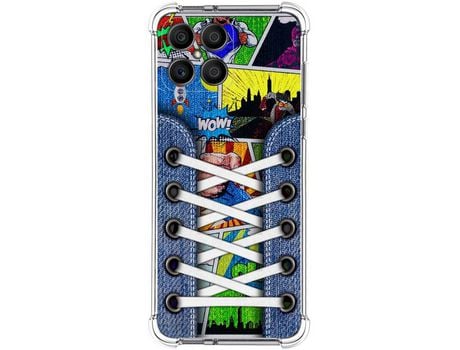 Funda para Huawei Honor X8 TUMUNDOSMARTPHONE Dibujos Antigolpes Zapatillas 14 Multicolor