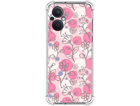Funda para Oppo A96 5G TUMUNDOSMARTPHONE Dibujos Antigolpes Flores 07 Multicolor