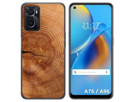 Funda para Oppo A76 / A96 TUMUNDOSMARTPHONE Dibujos Madera 04 Multicolor