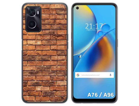 Funda para Oppo A76 / A96 TUMUNDOSMARTPHONE Dibujos Ladrillo 04 Multicolor