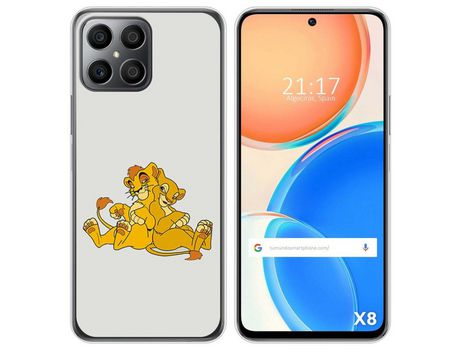 Funda para Huawei Honor X8 TUMUNDOSMARTPHONE Dibujos Leónes Multicolor