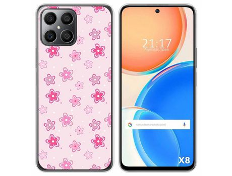Funda para Huawei Honor X8 TUMUNDOSMARTPHONE Dibujos Flores Multicolor