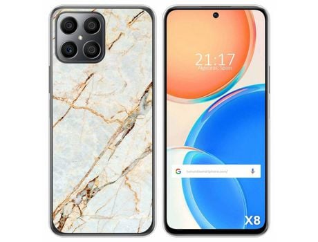 Funda para Huawei Honor X8 TUMUNDOSMARTPHONE Dibujos Mármol 13 Multicolor