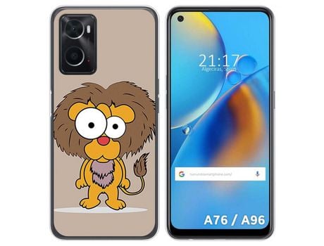 Funda para Oppo A76 / A96 TUMUNDOSMARTPHONE Dibujos León Multicolor