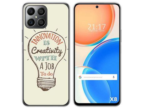 Funda para Huawei Honor X8 TUMUNDOSMARTPHONE Dibujos Creativity Multicolor